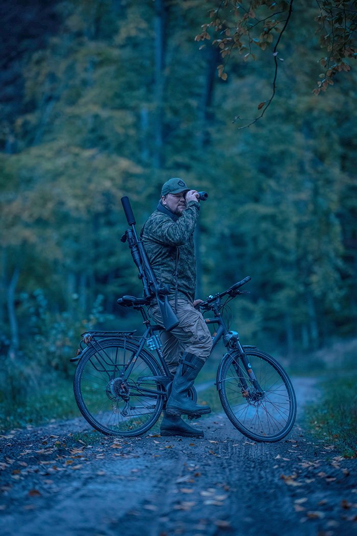 Zeitgemäße Schwarzwildjagd – ein Abendseminar mit spannender Fahrradpirsch